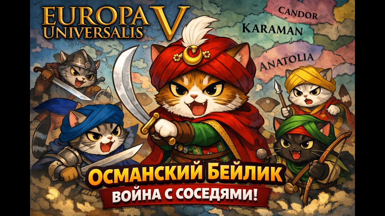 EU5. Османский бейлик. Начало.
