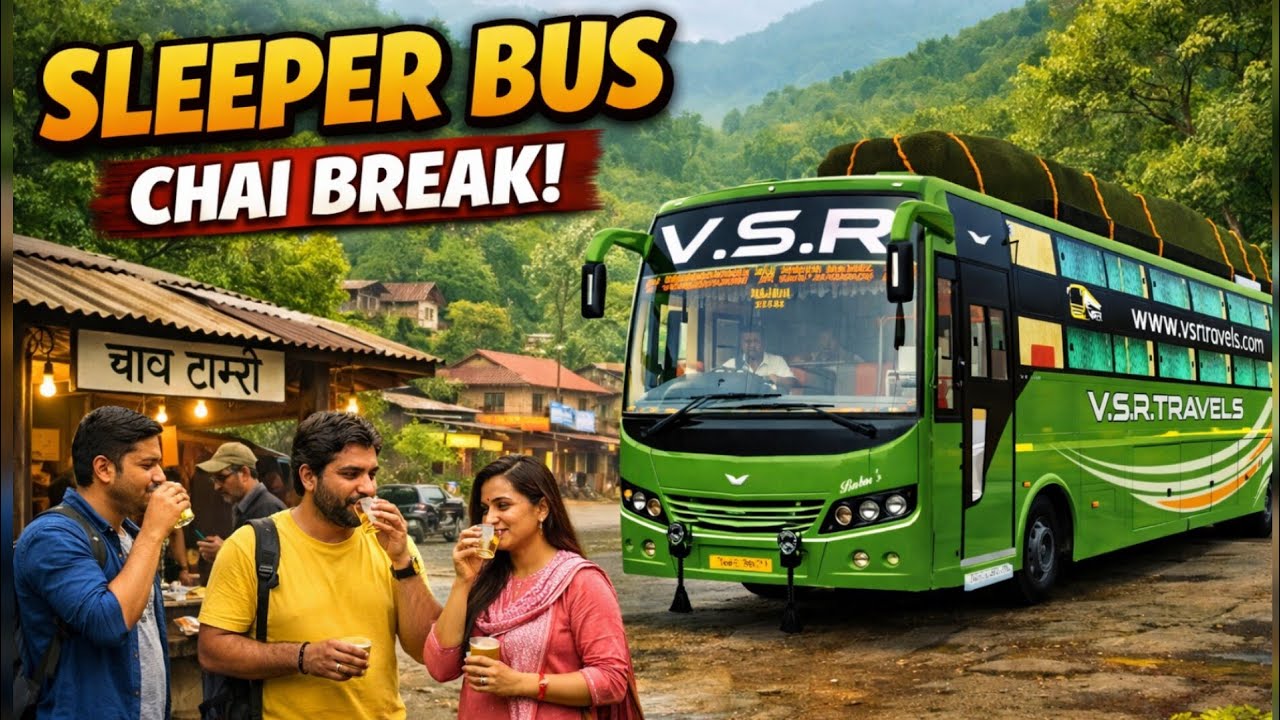 Trip Per Passangers Ke Sath Pee CHAI☕Full Mast || Bus Simulator Indonesia