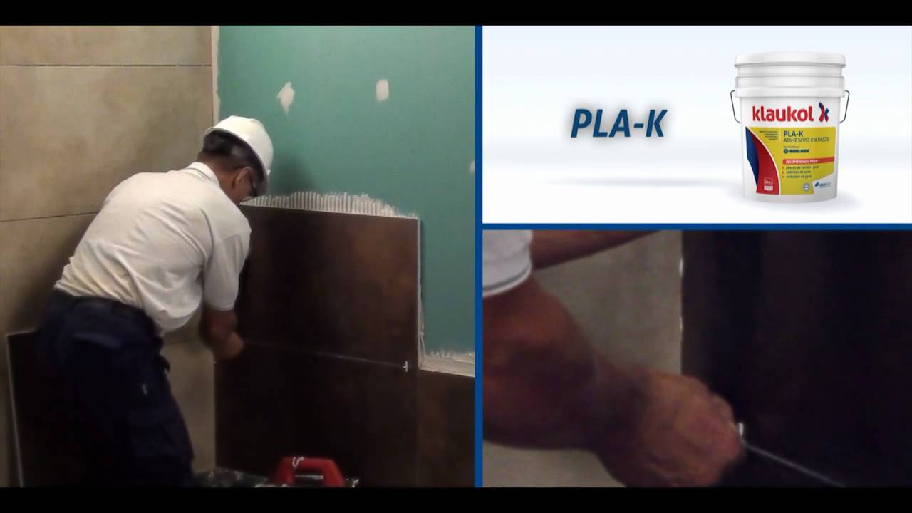 Cómo colocar cerámicos sobre placas de yeso - Construcción en seco