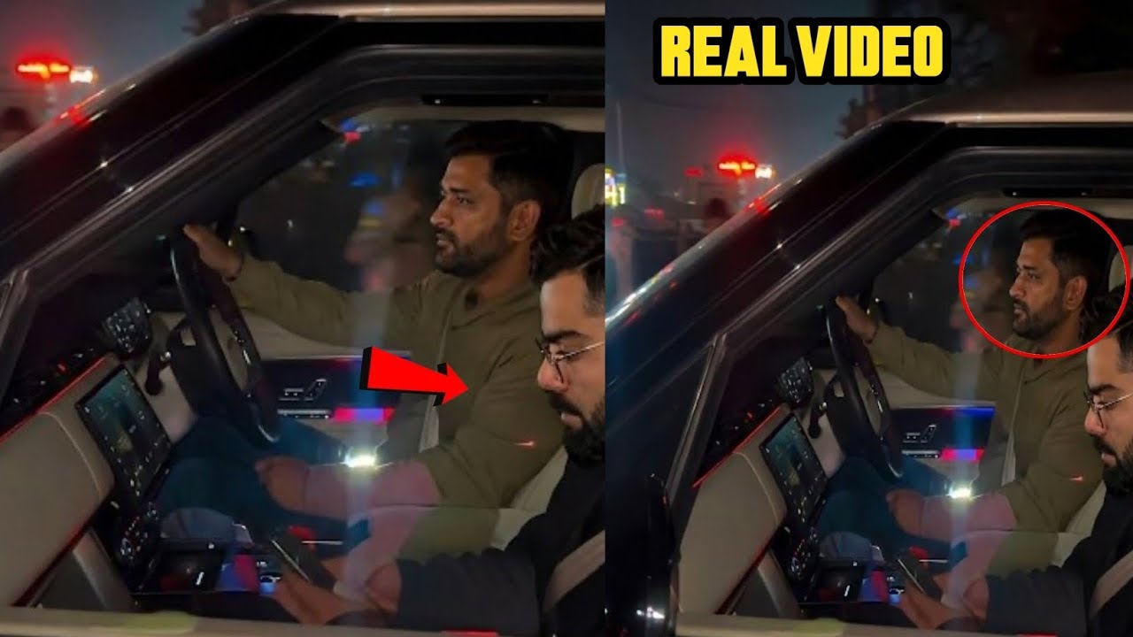 MS Dhoni & Virat Kohli Enjoying Together by Driving Car in Ranchi 😍