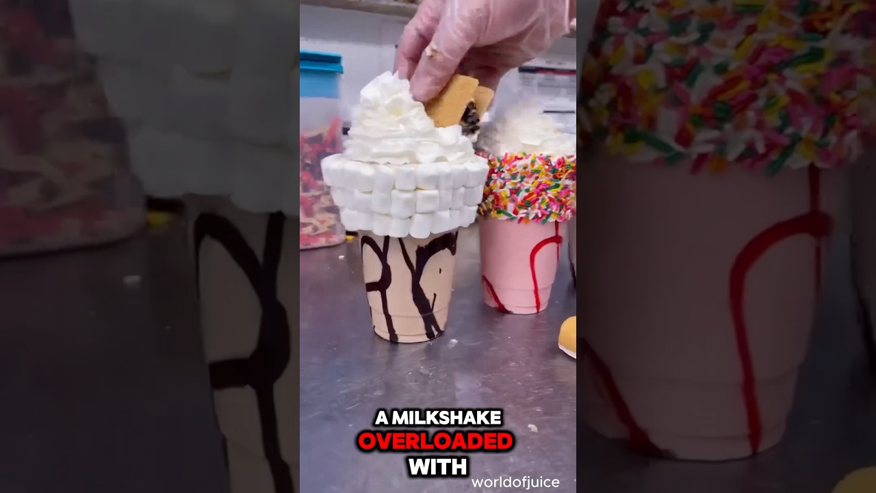 This freak shake is crazy 🤪😍 #viral #fyp #food #freakshake #shake