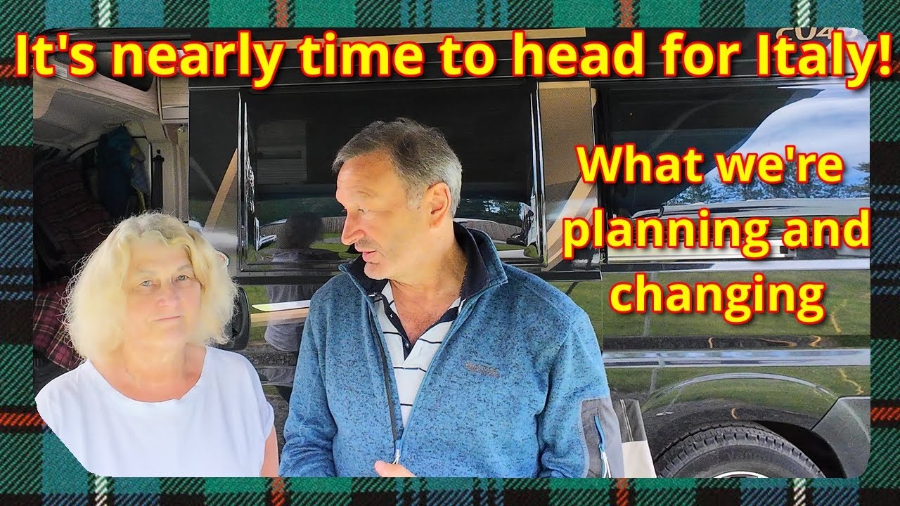 It's nearly time to take our Camper van South to Italy! We can't wait.