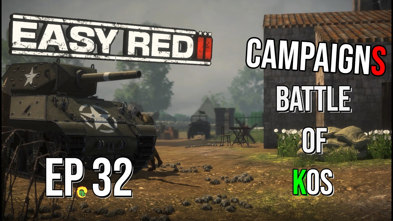 Easy Red 2 Campaign Gameplay - Battle of Kos : Kos Airport Mission | Ep 32 | WWII Action