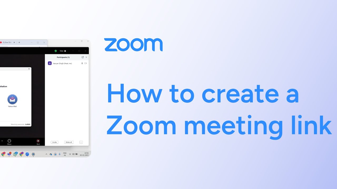 Как создать ссылку на конференцию в Zoom