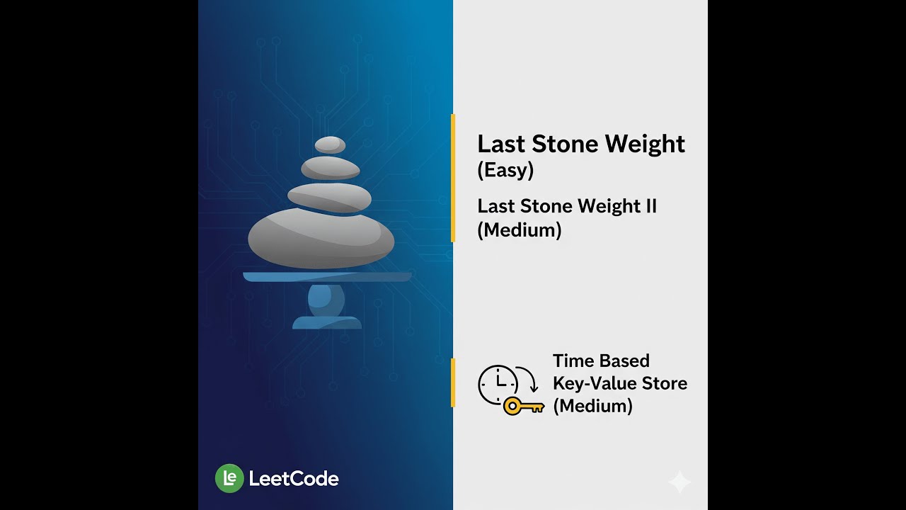 Assessment 14 | Last Stone Weight I & II + Time Based Key-Value Store