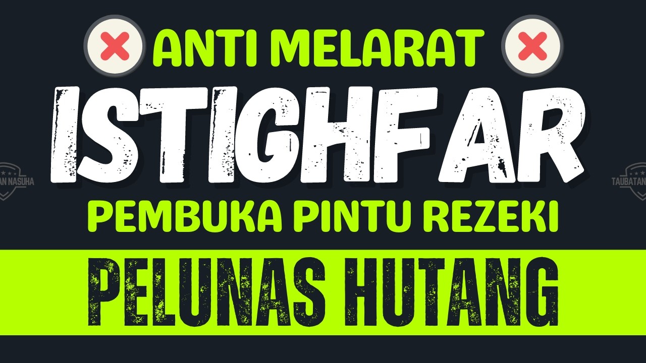 ALHAMDULILLAH❤️ SEMUA HUTANG LUNAS✅ REZEKI MELIMPAH RUAH😍 DZIKIR ISTIGHFAR TAUBATAN NASUHA