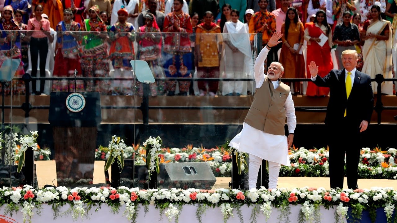 Trump promises to boost trade during India visit