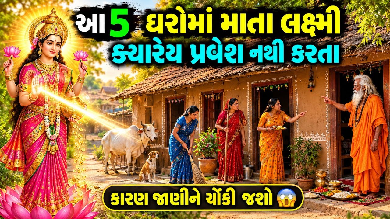 આ 5 ઘરોમાં માતા લક્ષ્મી ક્યારેય પ્રવેશ નથી કરતી | કારણ જાણીને ચોંકી જશો | Mata Lakshmi