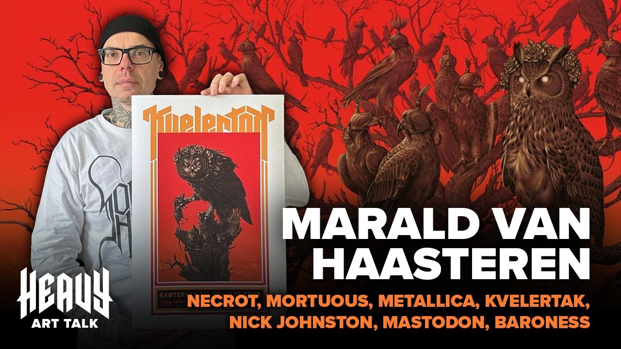Heavy Art Talk Ep 35: Marald van Haasteren (Kvelertak, Metallica, Necrot, Mastodon, Baroness)