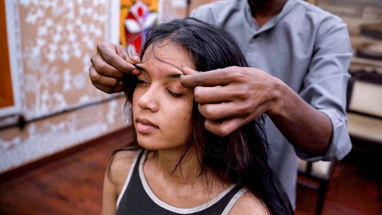 Sleep Inducing ASMR Head Massage | Indian Massage