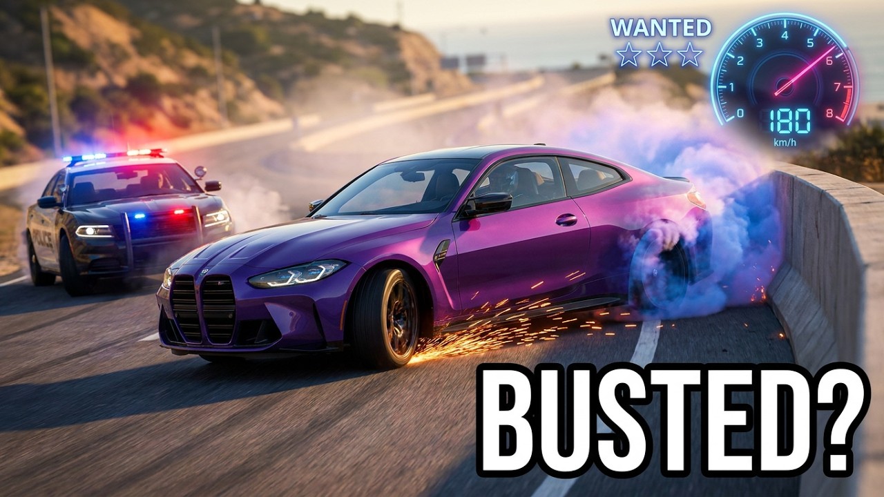 Illegal Drifting Turned To A Pursuit | BeamNG.Drive (2k 60fps)