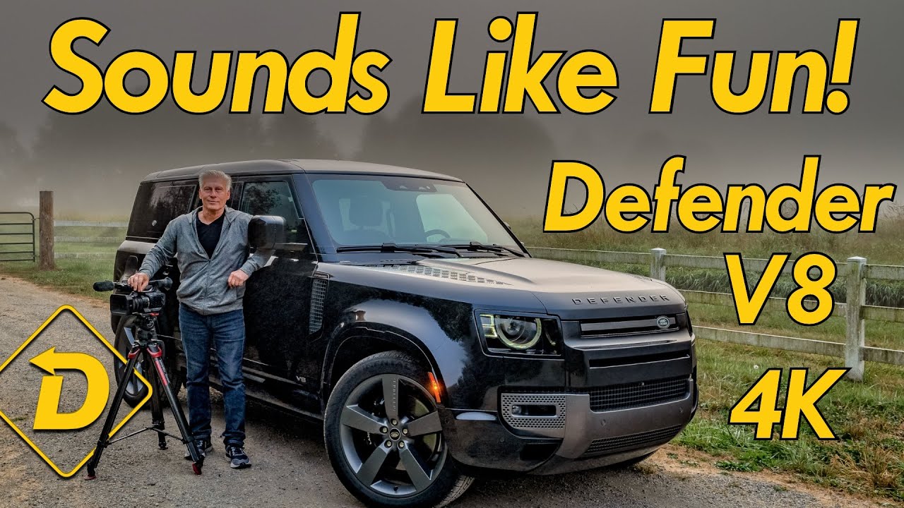 Land Rover Defender 110 V8 2023 года выпуска лает и кусается