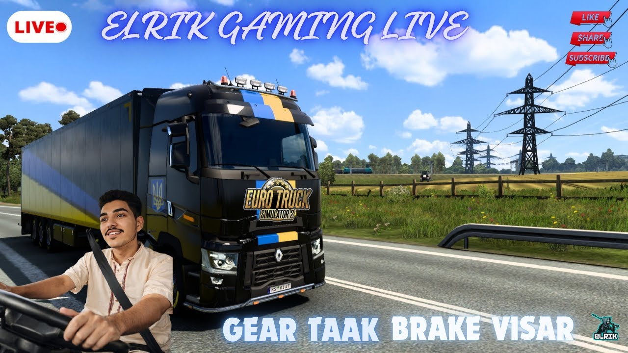 Pro Driver Is Here @Malvanilegendgaminglive डिझेल संपेपर्यंत ड्रायव्हिंग || Euro Truck Simulator 2
