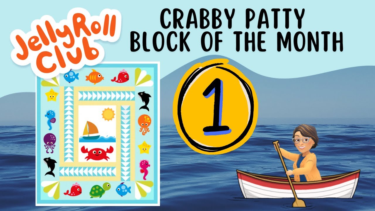Crabby Patty Ocean Quilt Sew-along *** Free Quilt Pattern***