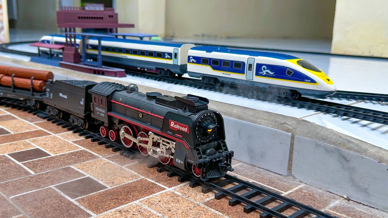 Train Collection ASMR: Vintage Steam Locomotive vs. Fenfa High Speed Train - Fenfa Train