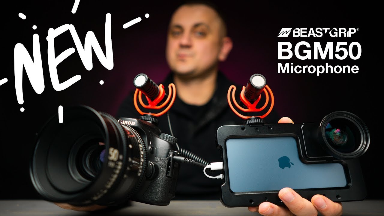 Beastgrip BGM50 Microphone. Get better sound in your videos!