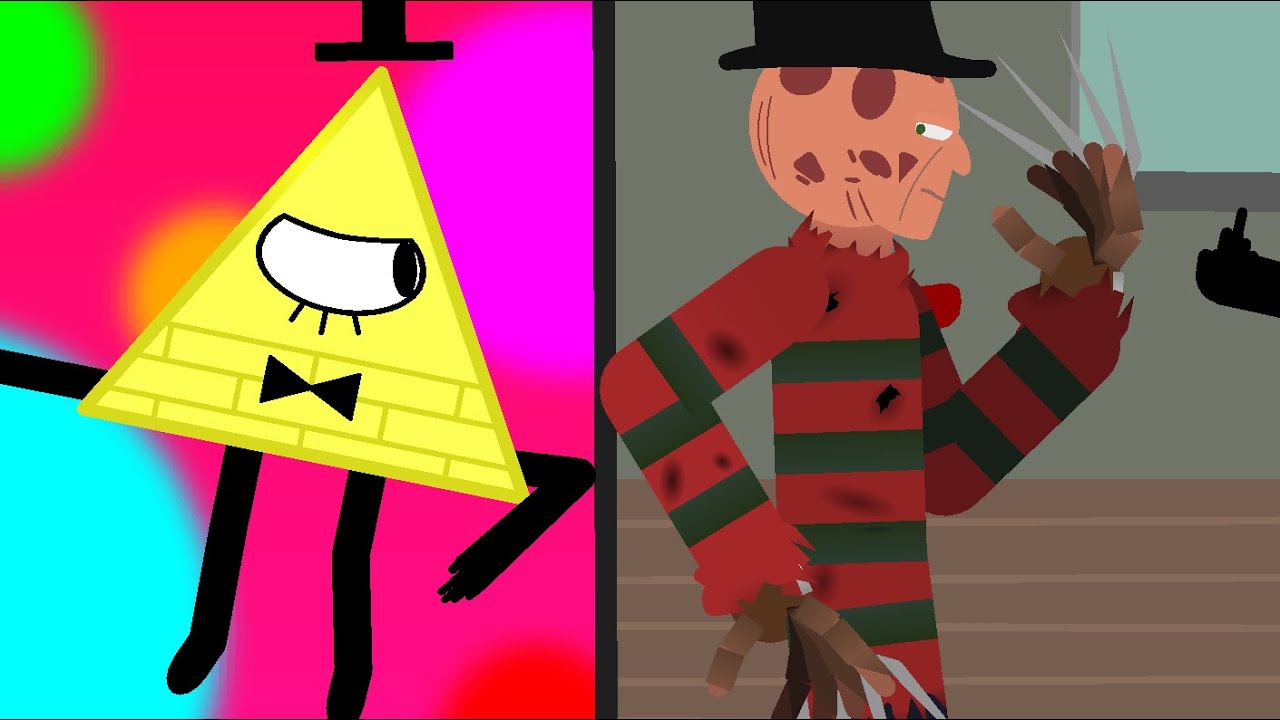 Bill cipher Vs Freddy Krueger (Flashing Lights)