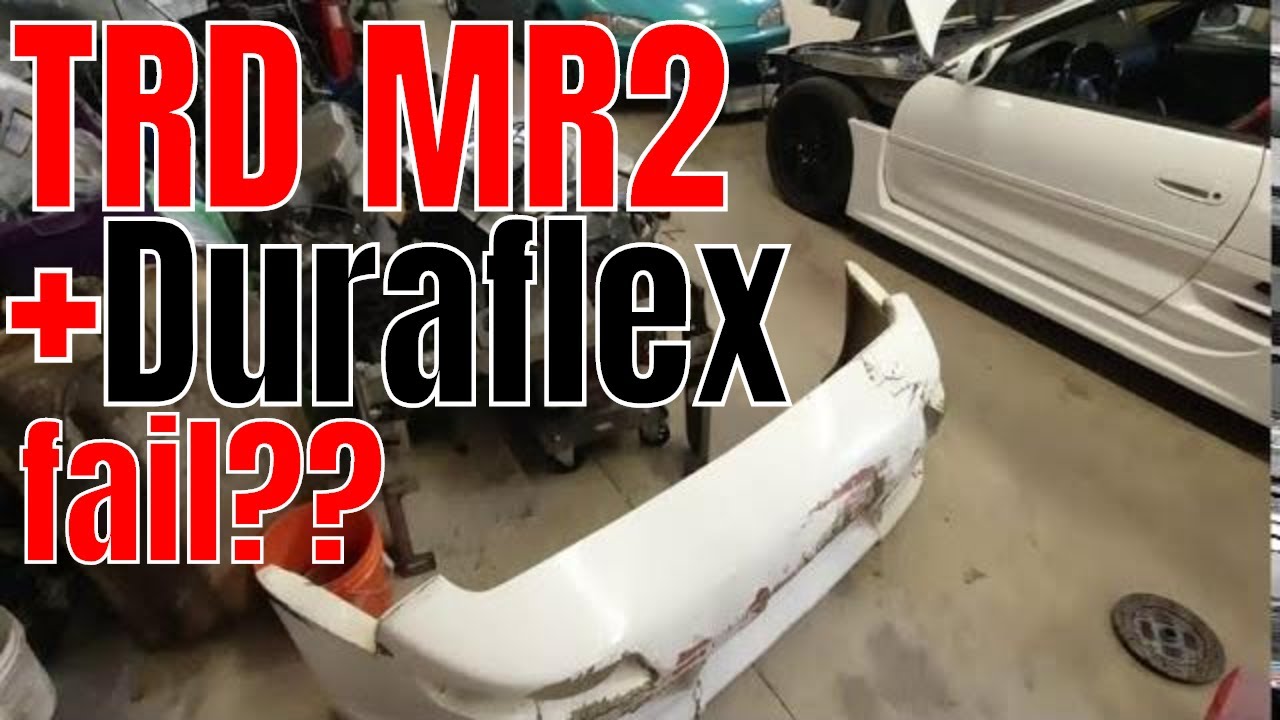 MR2 TRD widebody repair, duraflex fail