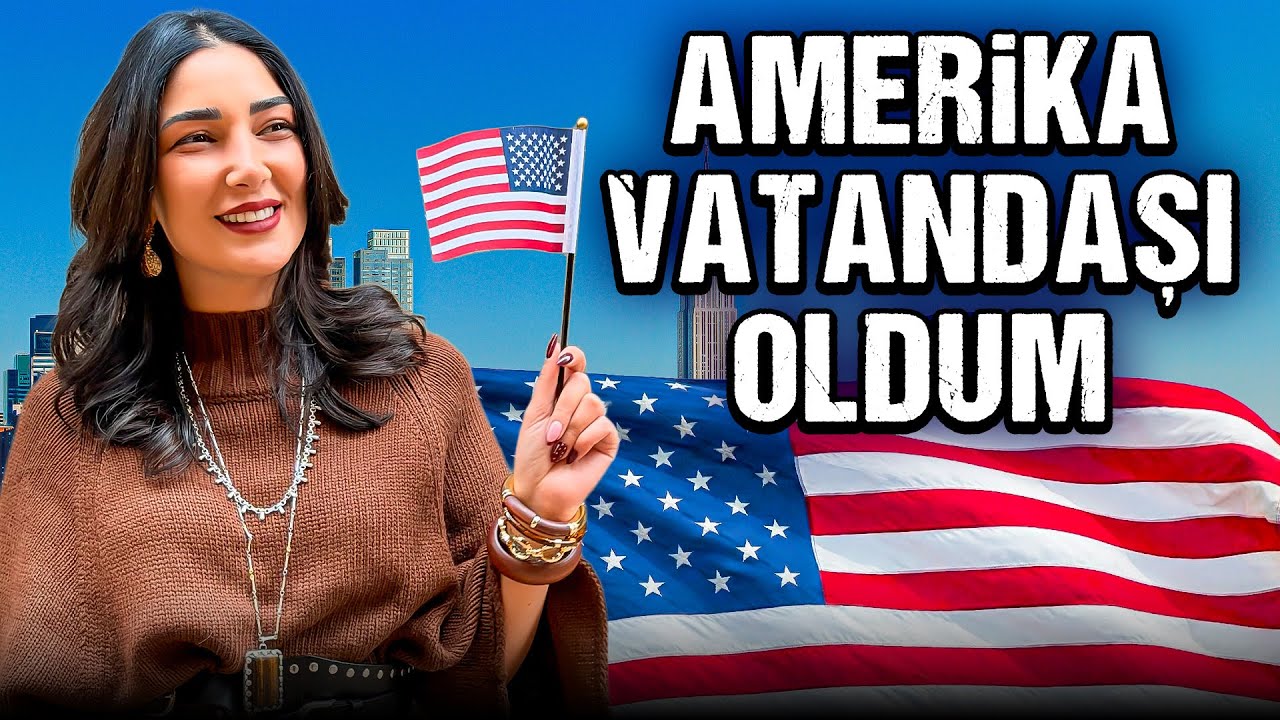 NİHAYET! AMERİKA VATANDAŞI OLDUM | TÖREN VLOG!🇺🇸
