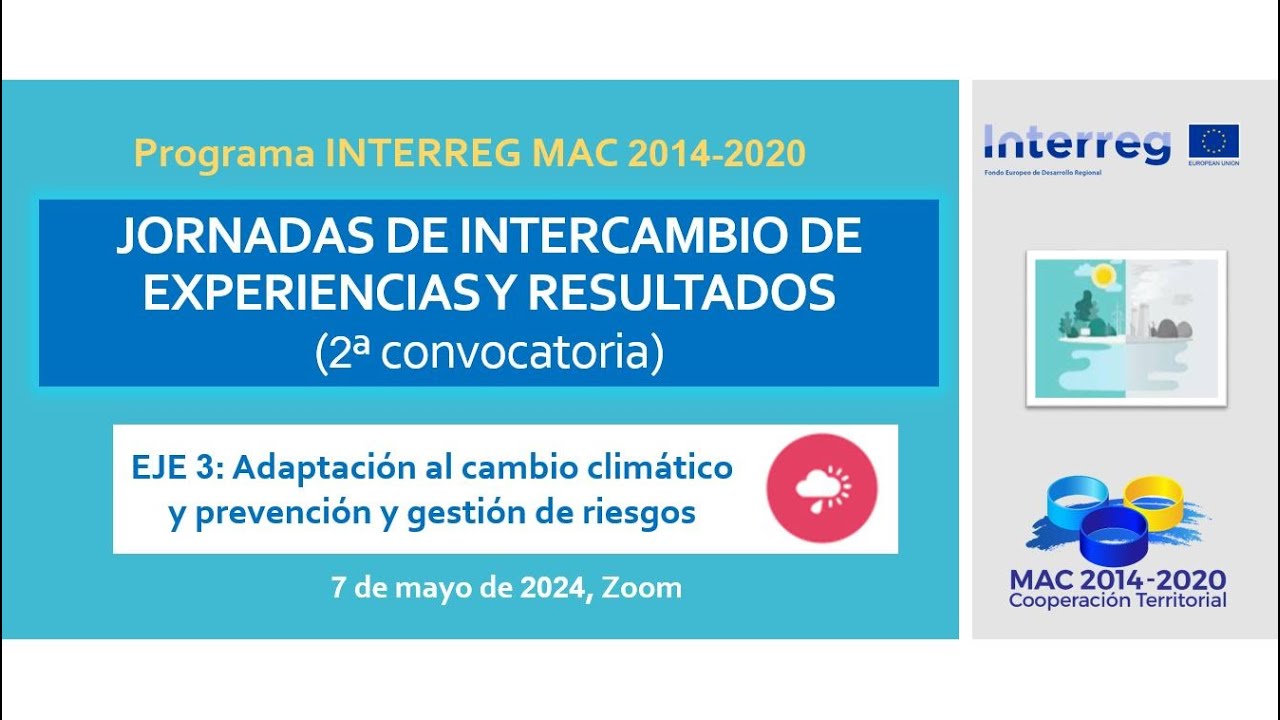 PROYECTOS EJE 3 (Cambio climático/Prevención riesgos) 2ªconv–JORNADA ONLINE PRESENTACIÓN RESULTADOS