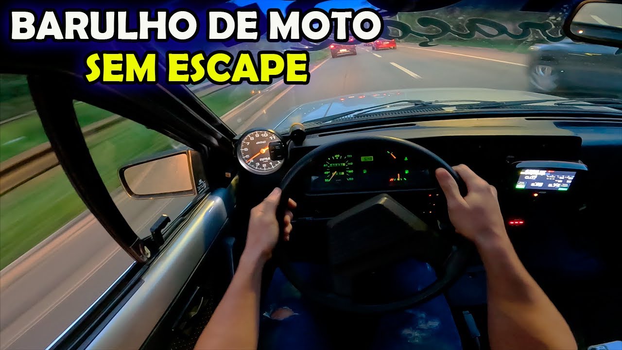ROLE NA MARGINAL DE CHEVETTE 20V TURBO FORJADO - BARULHO DE MOTO SEM ESCAPE🚀
