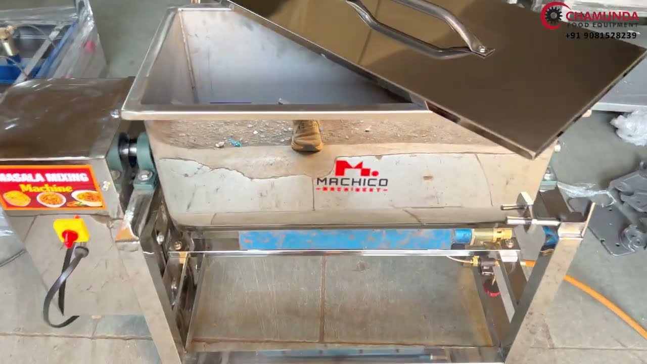 masala mixer machine | #roastingmachine | namkeen mixing machine