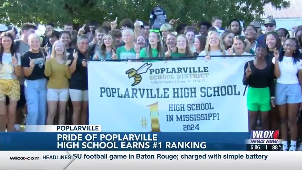 Poplarville High School ranked top school in the state