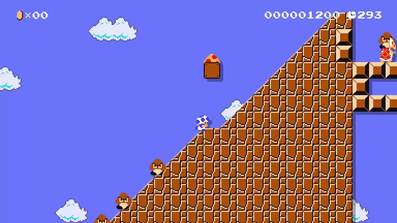 Super Mario Maker 2 - #202 S1 - slide by NekoCookie