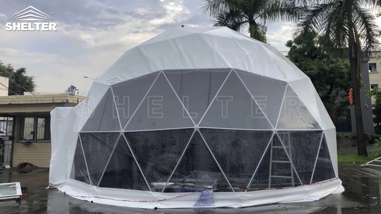 How to DIY 8m glamping dome in glampsite