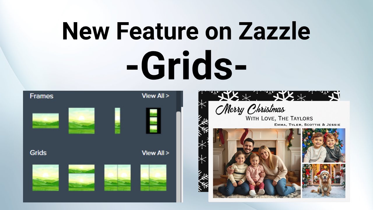 New Zazzle Feature - Grid