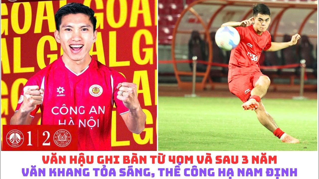 Văn Hậu ghi siêu phẩm từ 40m, Đình Bắc mắc sai lầm - Khuất Văn Khang tỏa sáng
