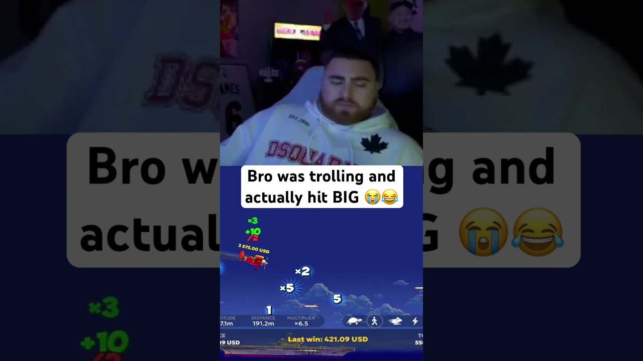LosPollosTV с ОГРОМНОЙ победой в игре на самолете 😂 #lospollostv #азартныеигры #ставки #шорты