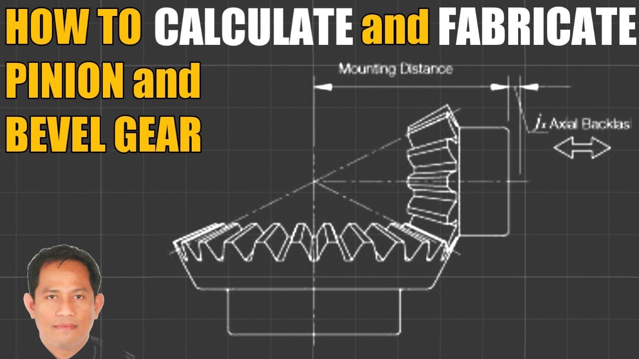 HOW TO CALCULATE AND FABRICATE PINION AND BEVEL GEAR | Machine shop theory