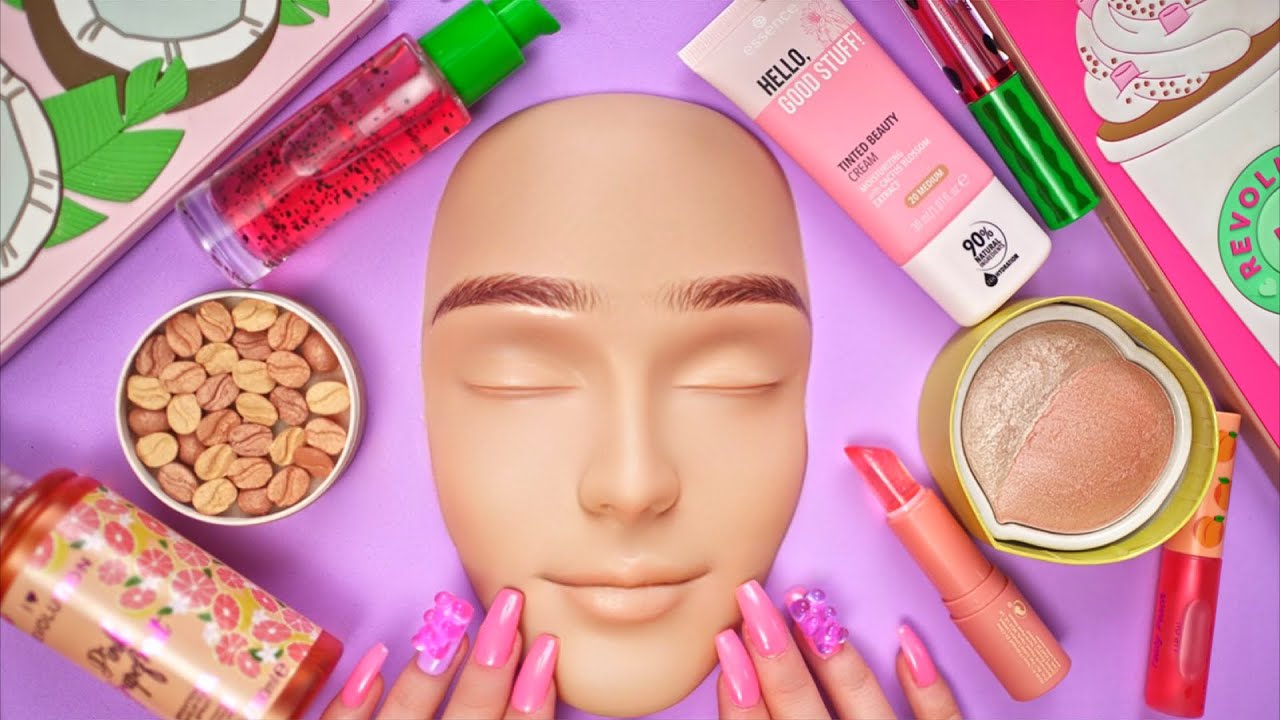 ASMR - YUMMY Makeup Application On Mannequin (Whispered) - Makeup Tutorial