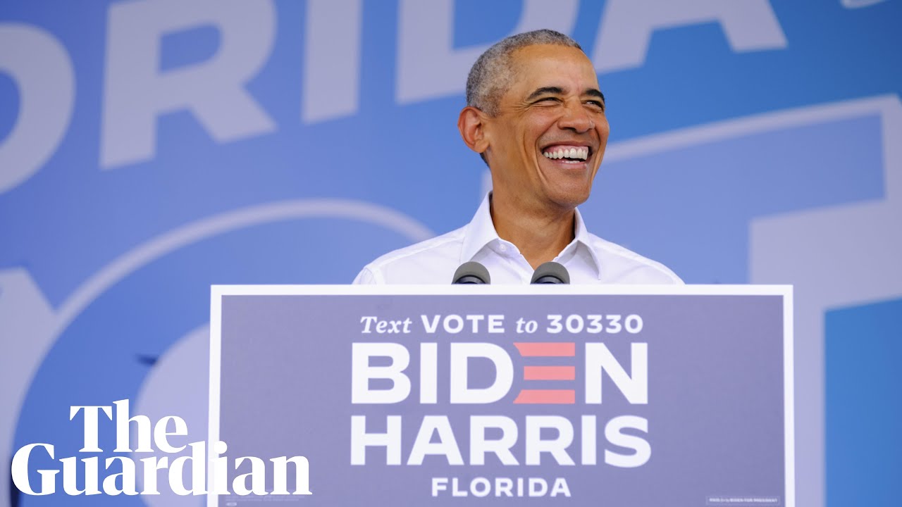 Barack Obama campaigns for Joe Biden in Florida &ndash; watch live