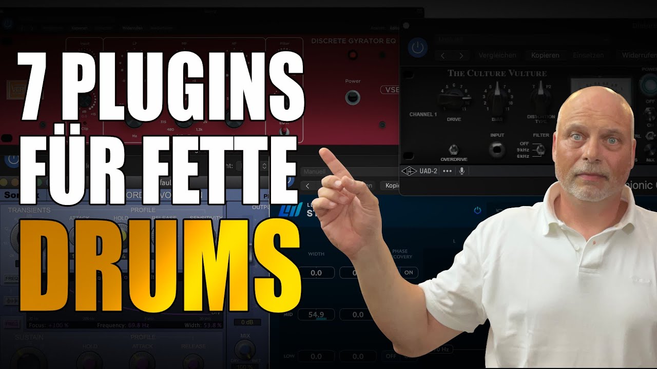 So werden deine Drums fett und durchsetzungsf&auml;hig