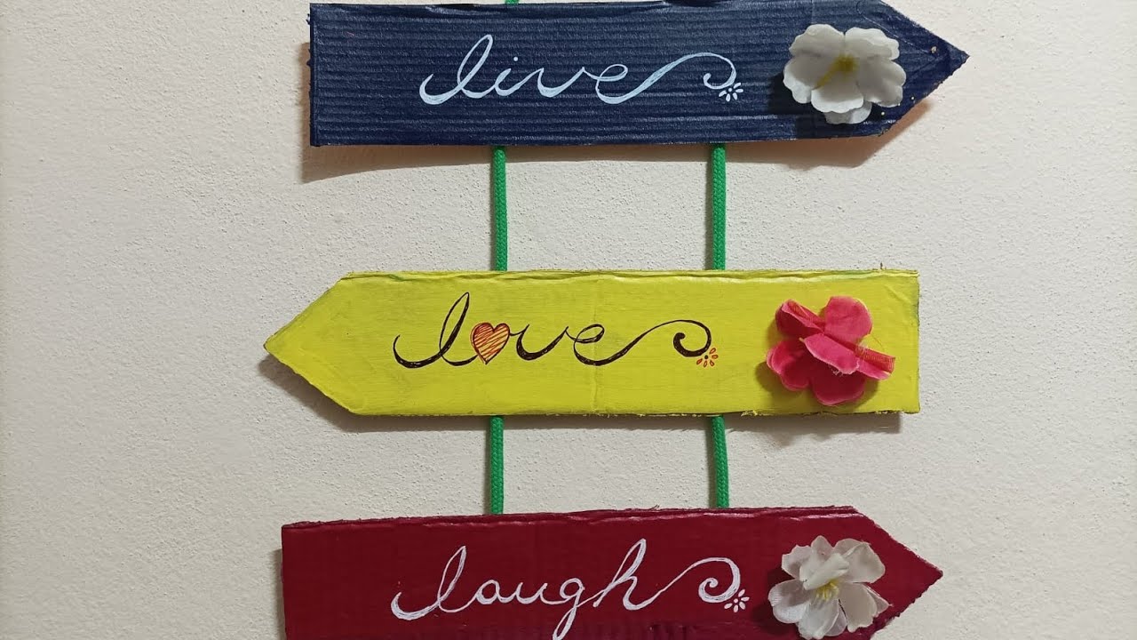 DIY Handmade Home Decor | Aesthetic Wall Hanging Ideas | Entrance Gate Decor Tutorial 