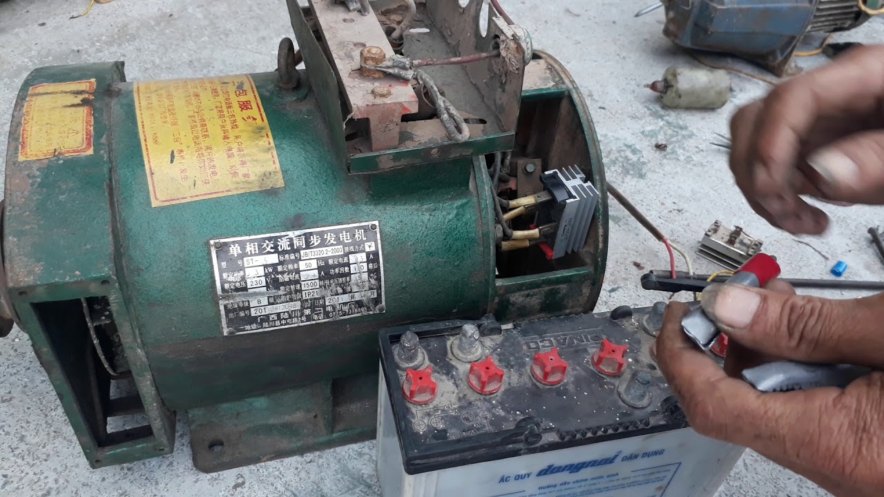 Hướng dẫn mồi từ cho máy phát lâu ngày không sử dung