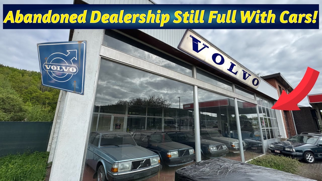 I Found A Time capsule Volvo Dealership Still Full With Cars Covered In Dust!!!