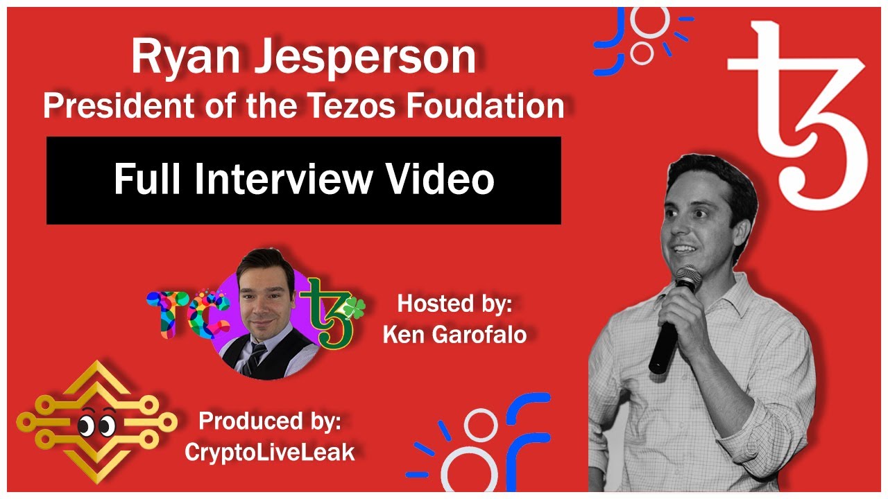 Tezos Foundation: Ryan Jesperson - President | Full Interview