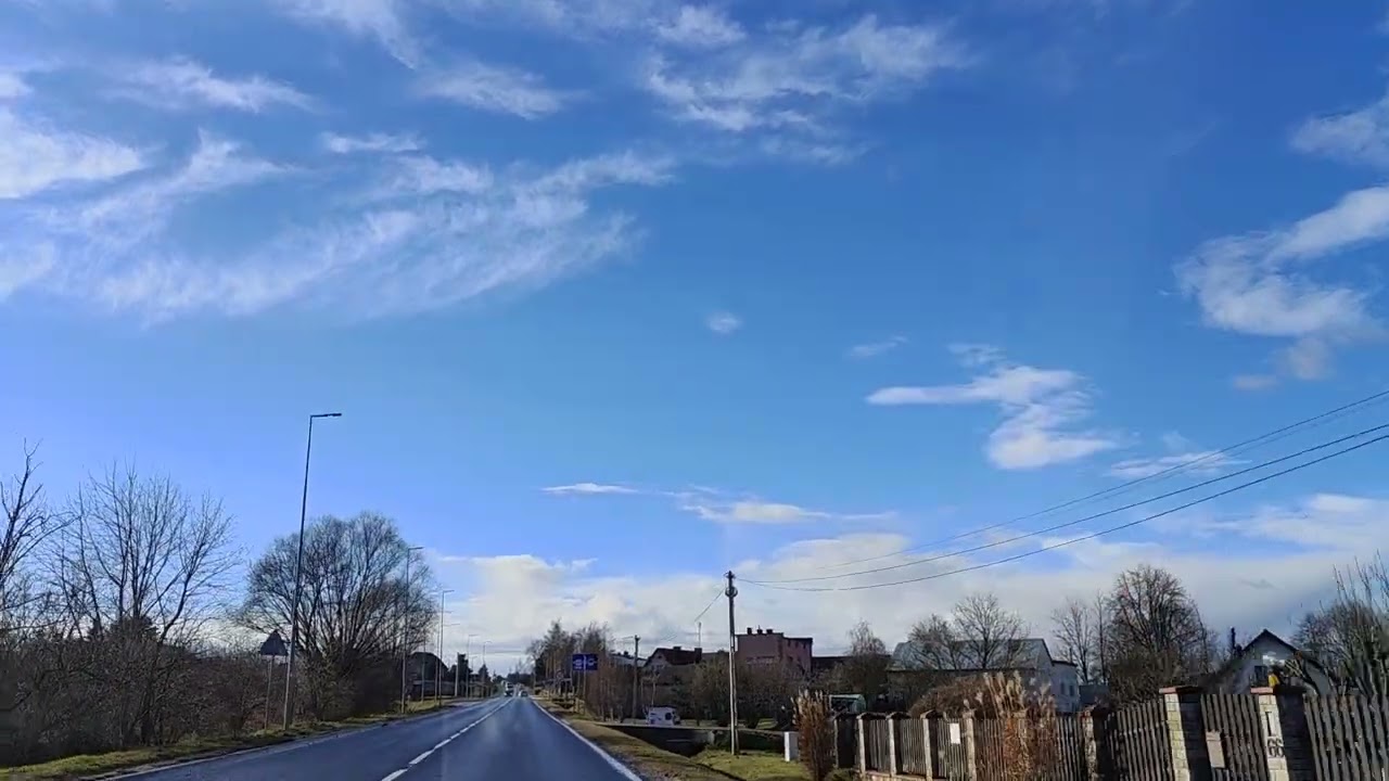 Drogą 776 Proszowice- Kraków 3.01.2024r.