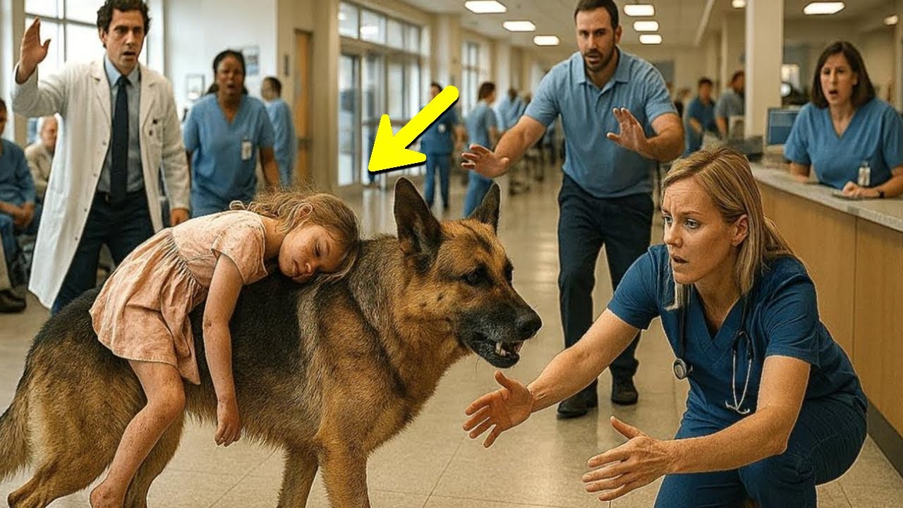 Egy K9 kutya sétál be a kórházba egy sebesült lánnyal – senki sem tudta elhinni, mi történt ezután!