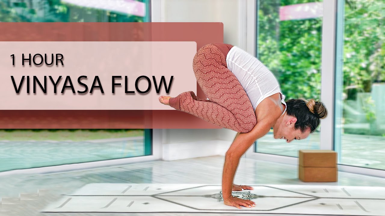 1 Hour Vinyasa Flow for Deep Backbends, Strength and Flexibility - 60 min Intermediate Yoga