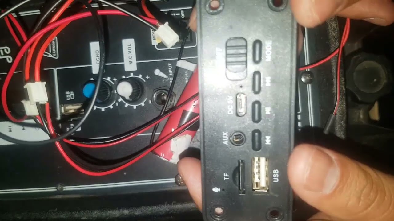 Adaptar modulo bt a bafle 8 pulgadas
