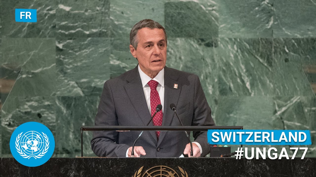 (Français) 🇨🇭 Switzerland - President Addresses General Debate, 77th Session