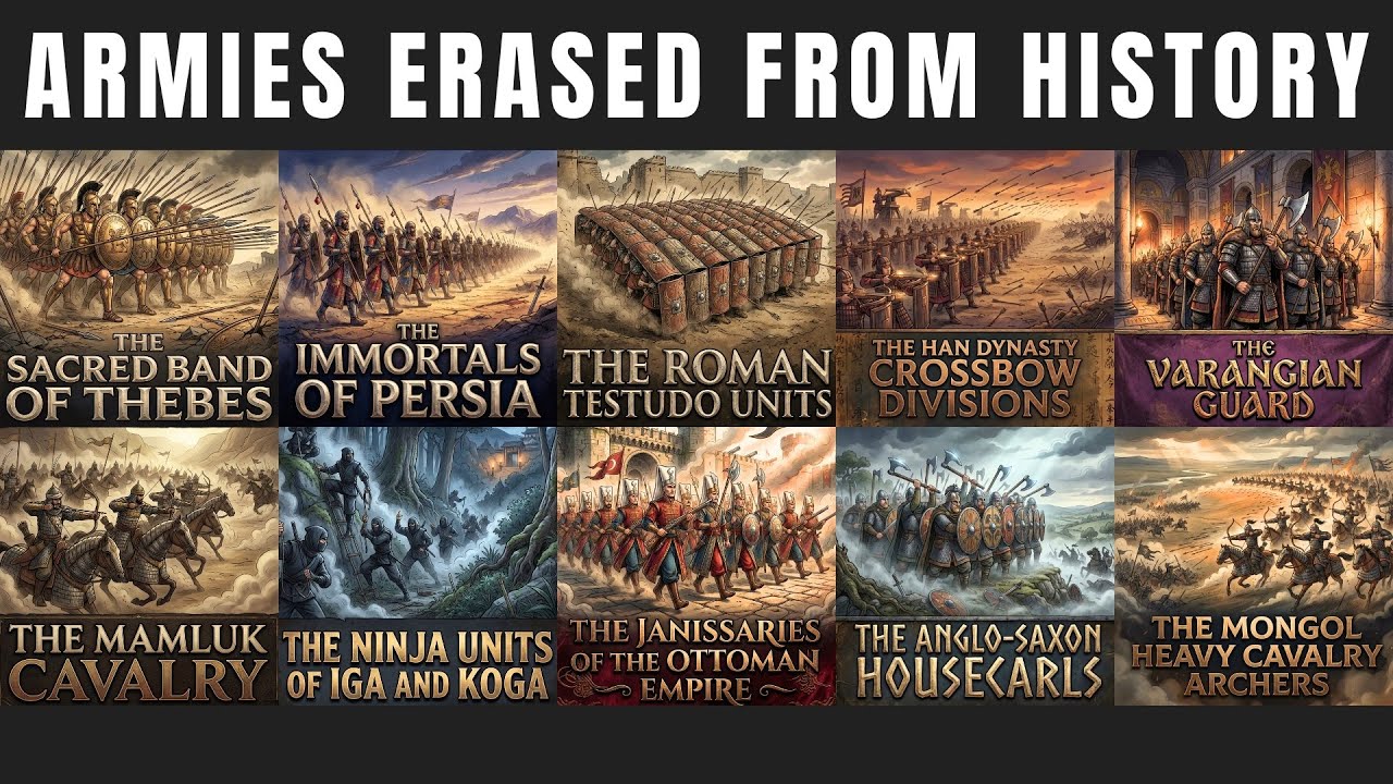 10 Elite Armies That Terrified the World Before Disappearing from History