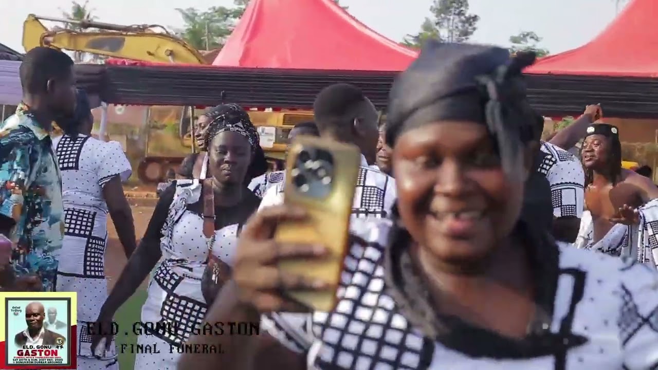 Wow full funeral LIVE BAND, check the dance at Elder Gonu Gaston funeral 