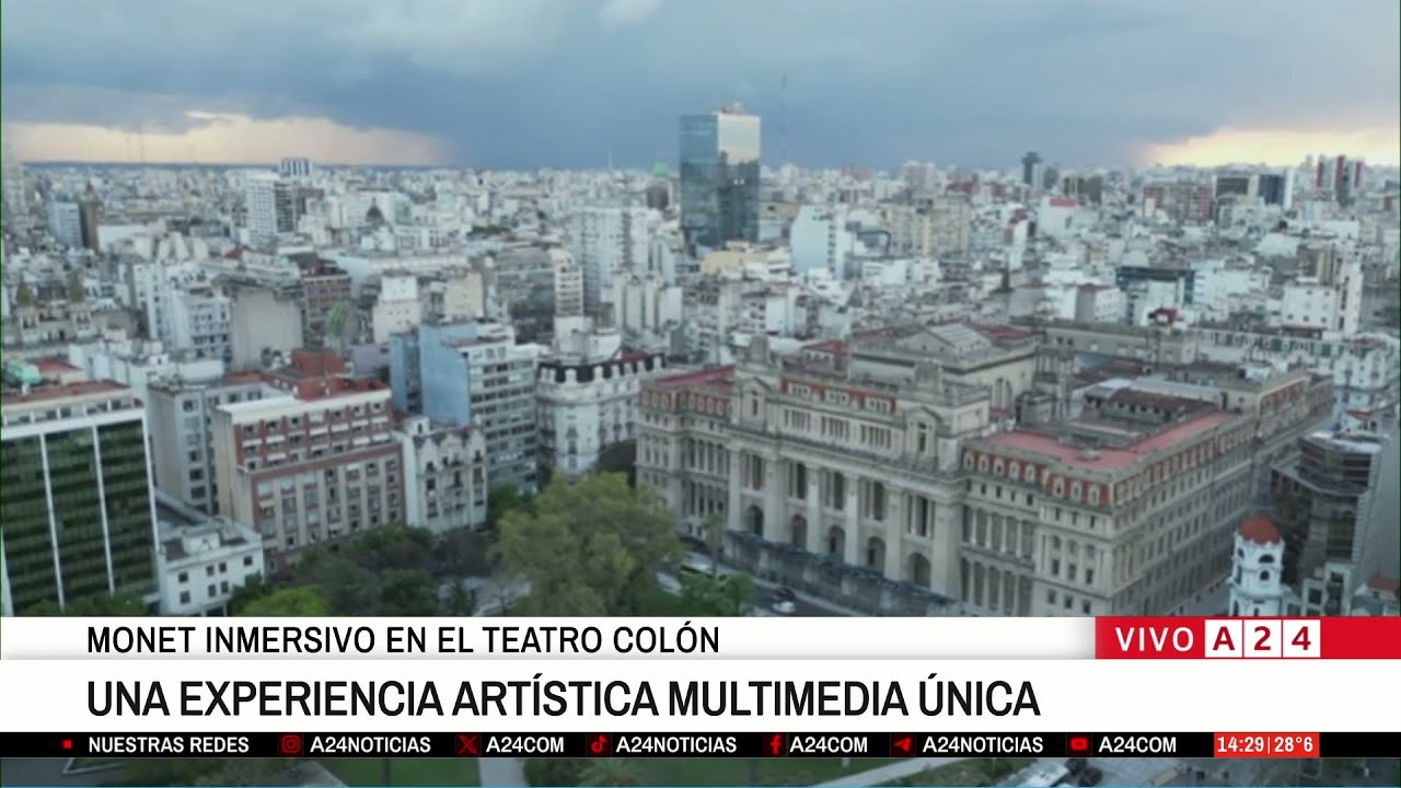 📢 MONET INMERSIVO EN EL TEATRO COLÓN: UNA EXPERIENCIA ARTÍSTICA MULTIMEDIA ÚNICA