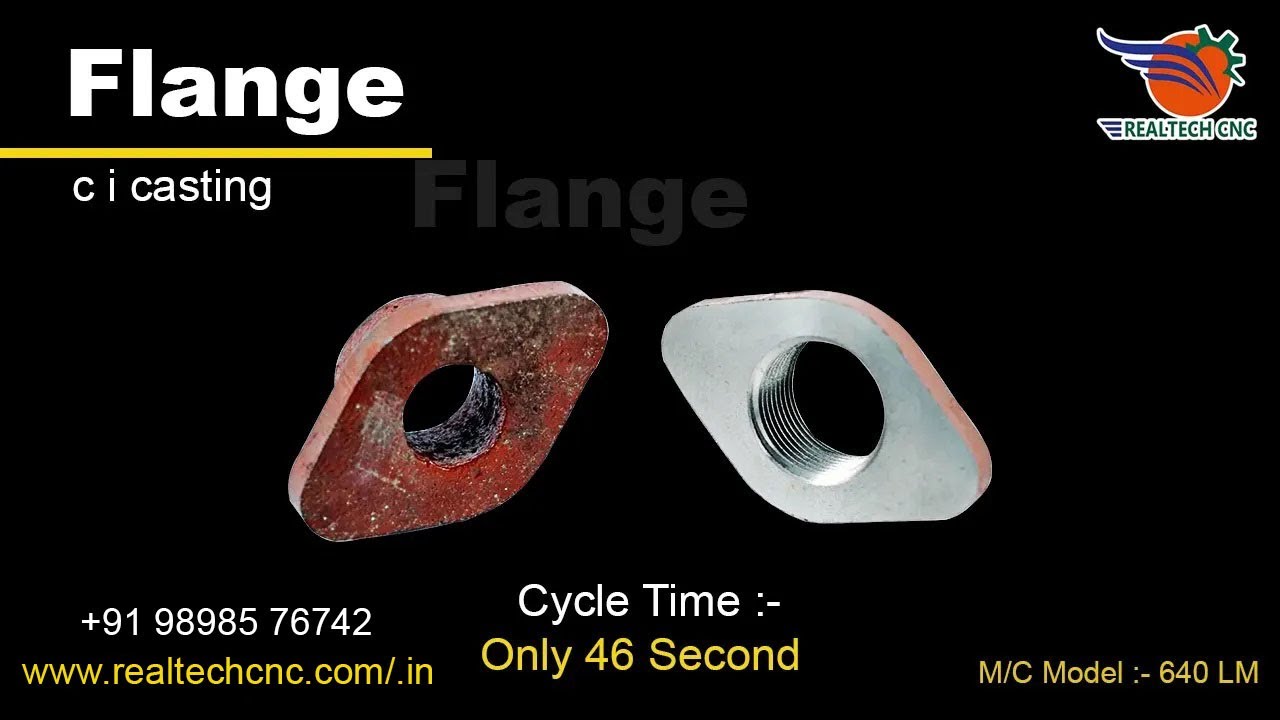 C.I. FLANGE | RealTech CNC Machine VD 124