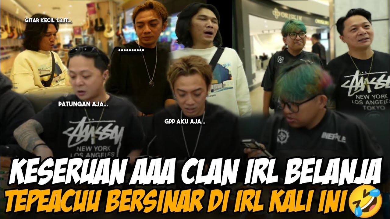 KESERUAN AAACLAN IRL BELANJA🤣 KALI INI JUJUR TEPE46 BERSINAR SII🤣 #tepe46 #yb #marapthon3